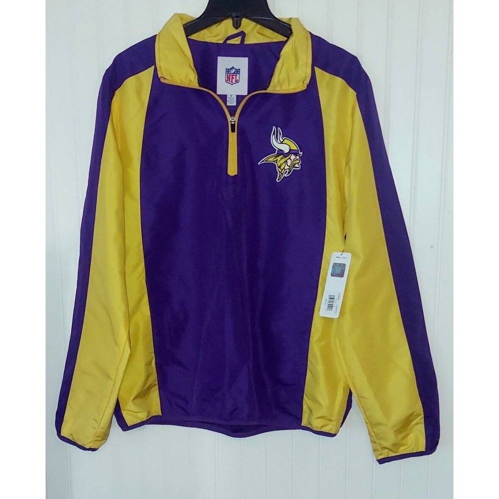 Official NFL Minnesota Vikings Windbreaker Jacket - Picture 1 of 5